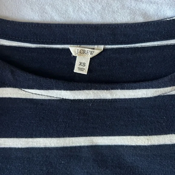 J. Crew Maritime Navy White Stripe Anchor Dress - Picture 5 of 7